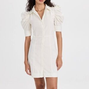 FRAME Gillian Puff Sleeve Mini Dress - Size S